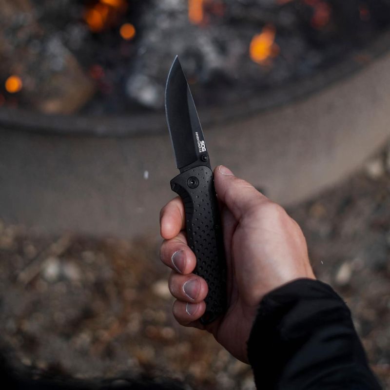 Sog Adventure LB Foldbar Kniv 3,5" Black