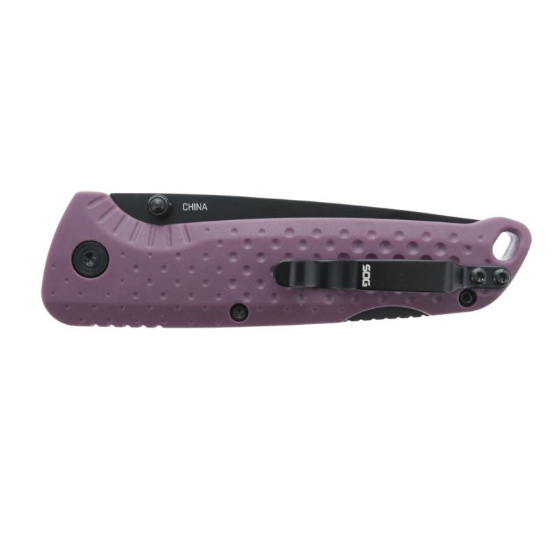 SOG Adventure LB Foldbar Kniv 3,5" Purple