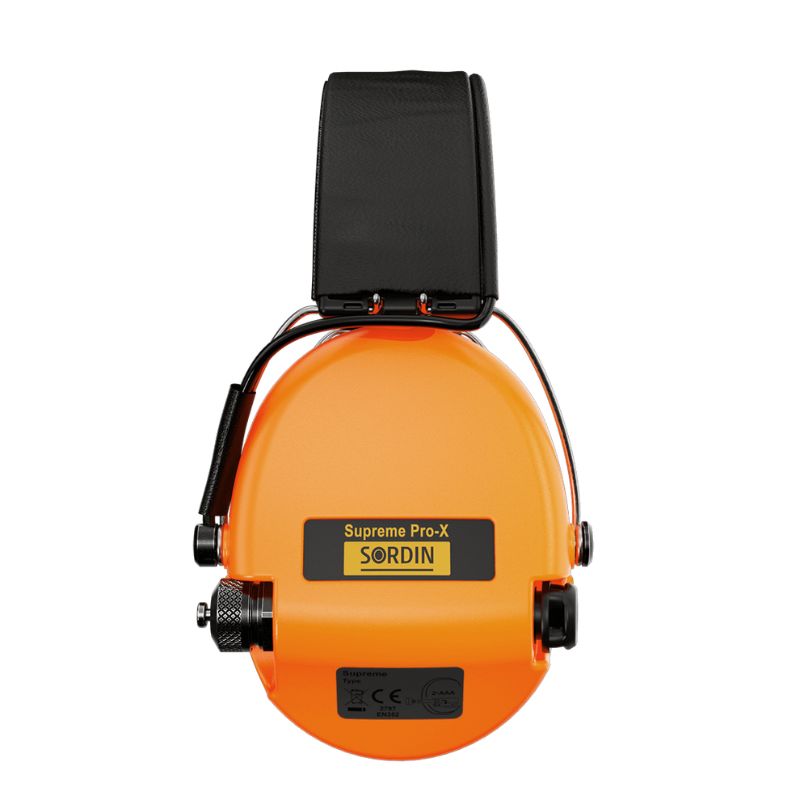 Sordin Supreme Pro X Høreværn Orange