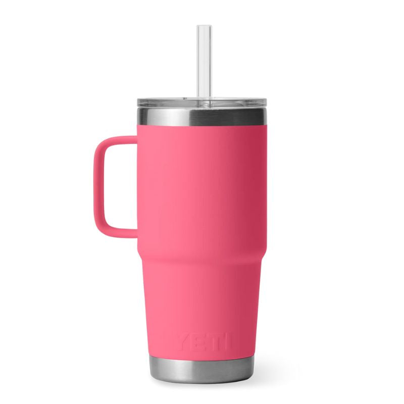 Yeti Rambler 25 oz Straw Mug Pink
