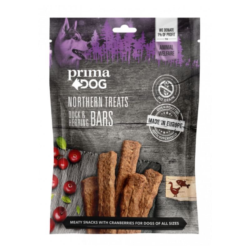 Primadog North Treats Bar Anka/Strôm 200g