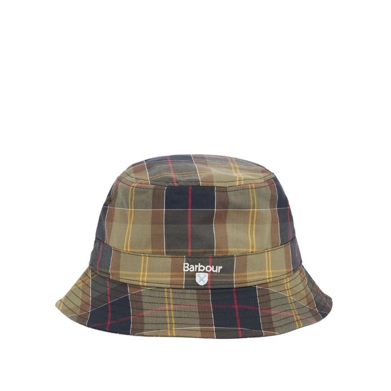 Barbour Tartan Bucket Hat Dame