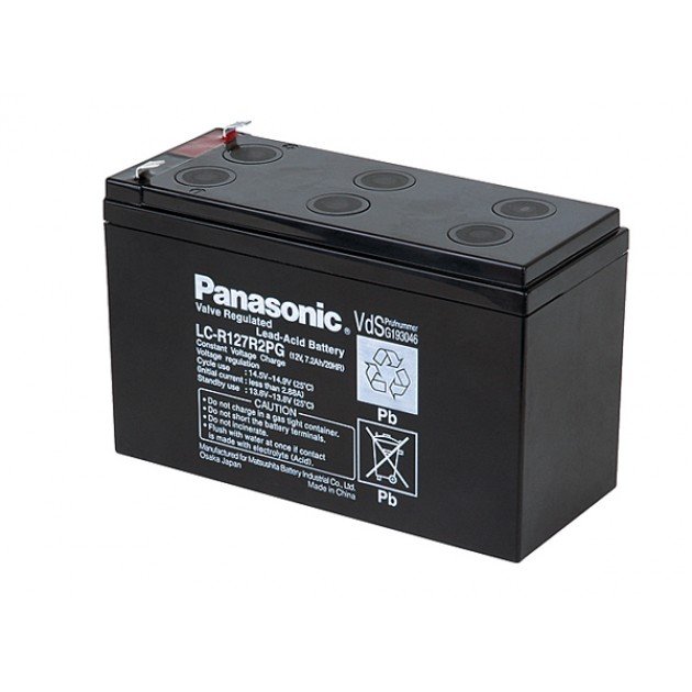 Batteri 12V 7,2 AH Panasonic