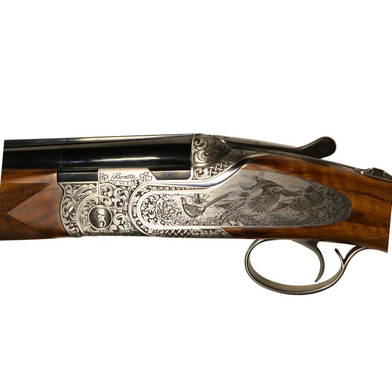 Beretta SL3 12/76, 71 cm Game Scene Gravering (9787)