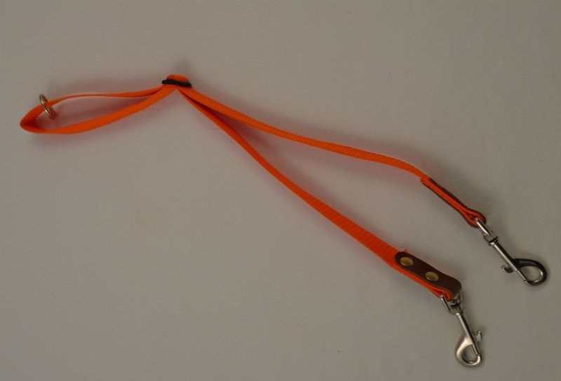 Dobbelt Kobbel Webbing Orange