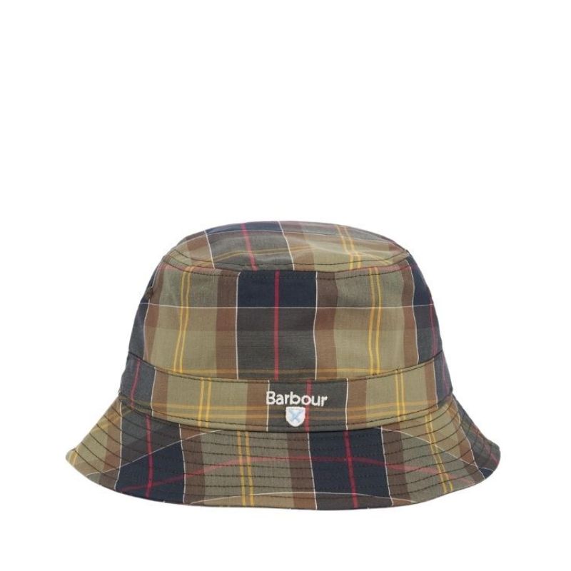 Barbour Tartan Bucket Hat Dame