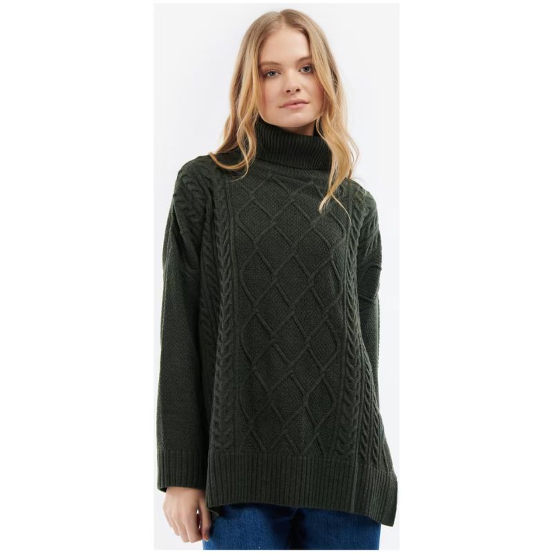 Barbour Burne Knitted Cape Dame