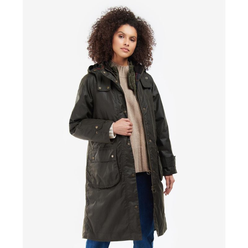 Barbour Long Cannich Wax Jakke Dame