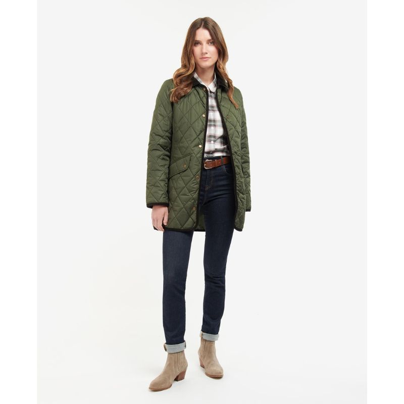 Barbour Long Cavalry Quilt Dame