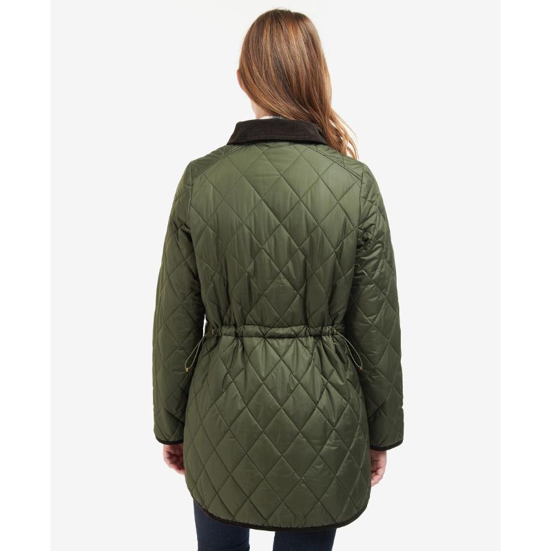 Barbour Long Cavalry Quilt Dame