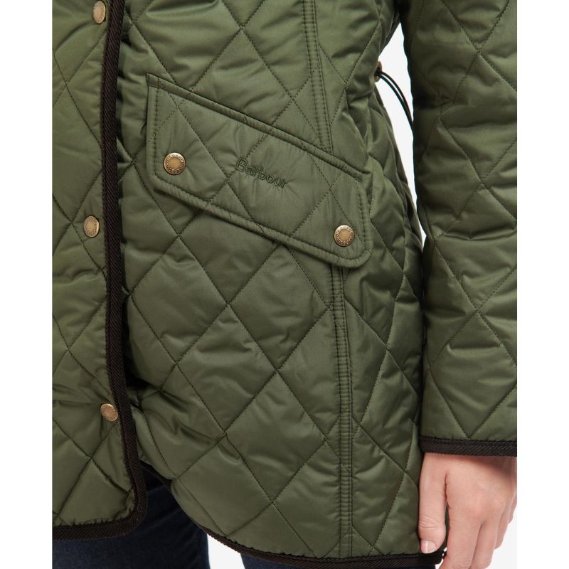 Barbour Long Cavalry Quilt Dame