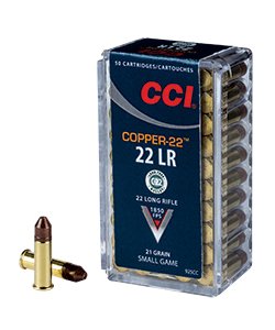 22lr CCI Copper 21grains Blyfri