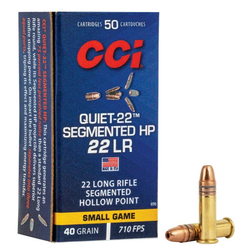 22LR Quiet Segmented HP 40gr 50stk