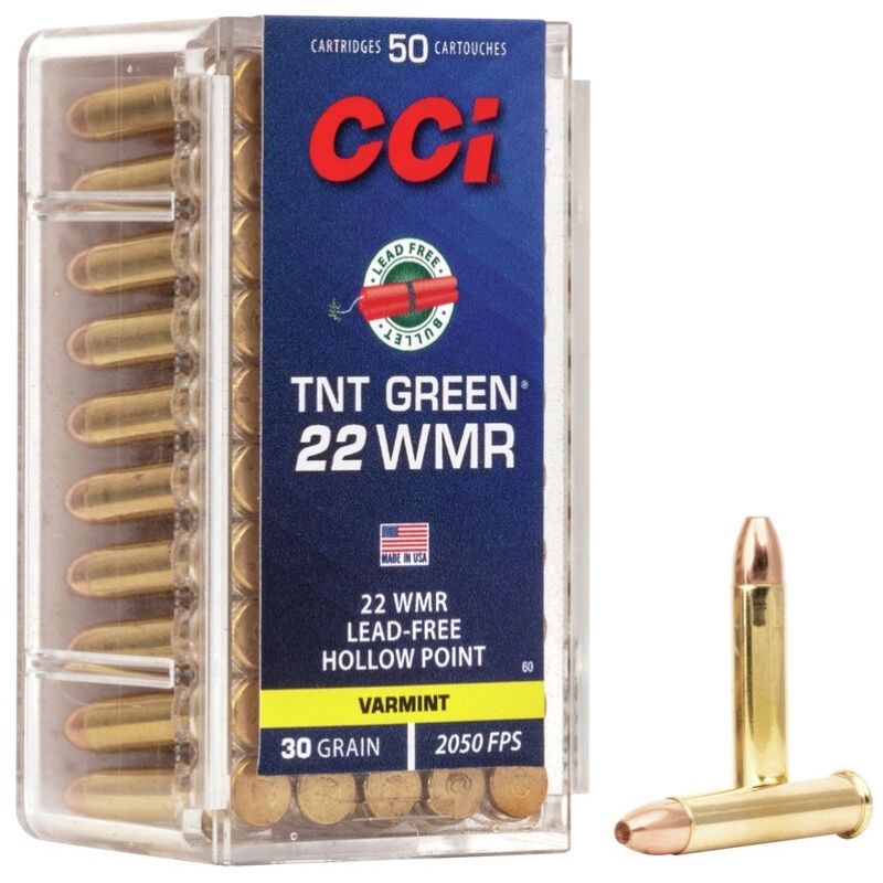 22 WMR CCI TNT Green 50 Stk.