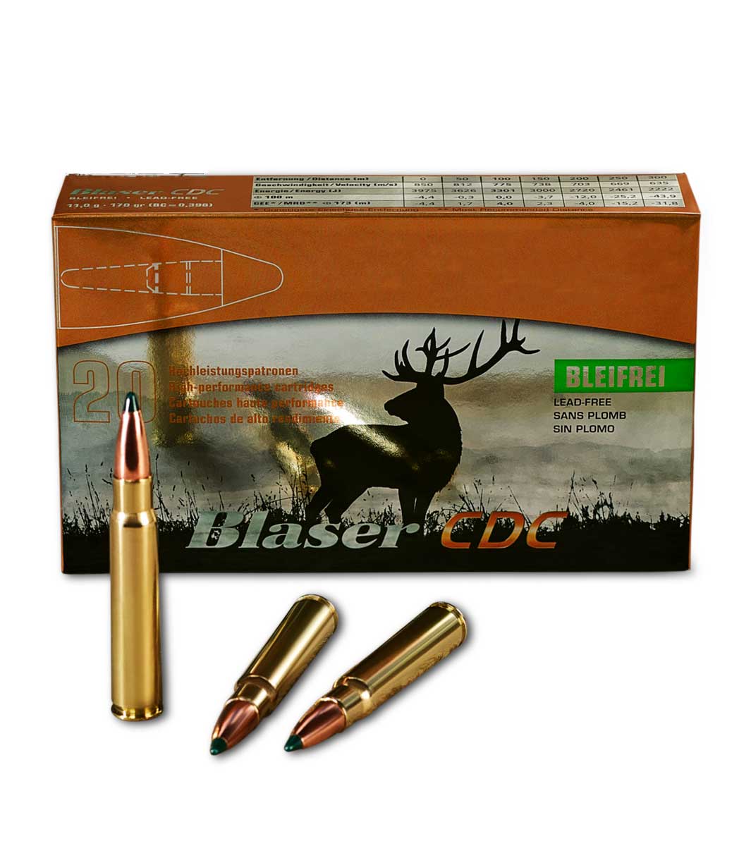 Blaser 30-06 CDC 160gr/10,4g Blyfri