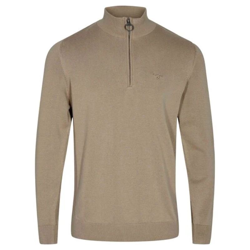 Barbour cotton half-zip