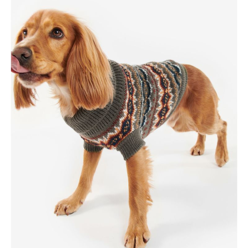 Barbour Case Fair Isle Dog Jumper