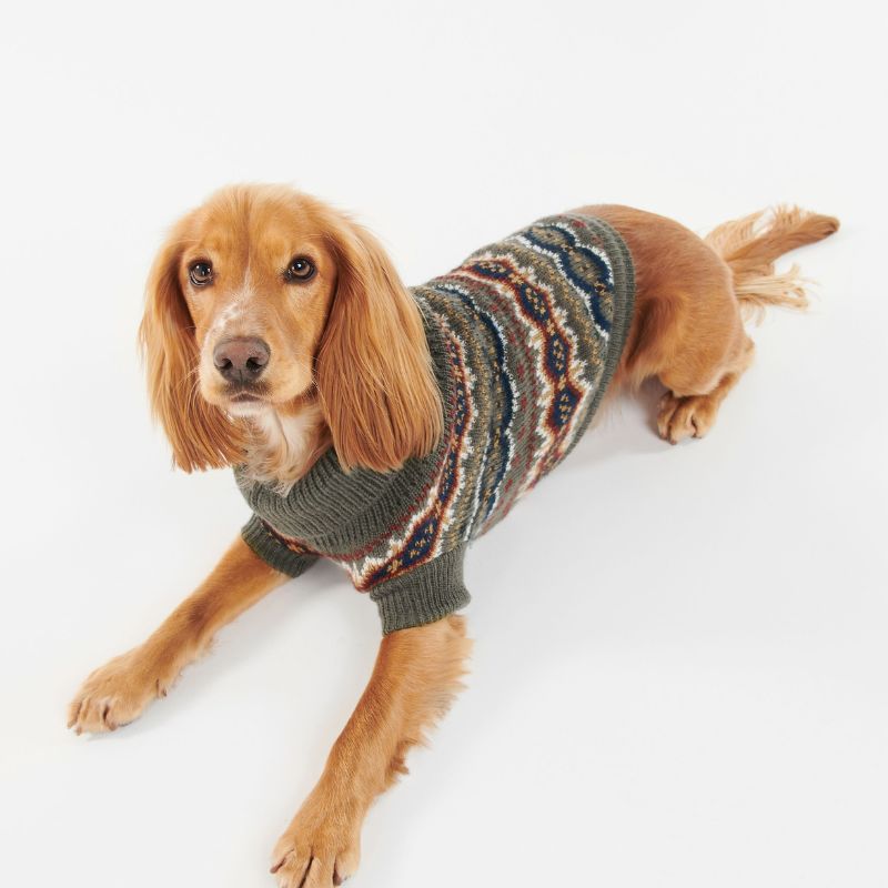 Barbour Case Fair Isle Dog Jumper