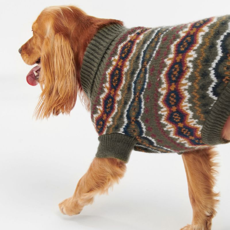 Barbour Case Fair Isle Dog Jumper