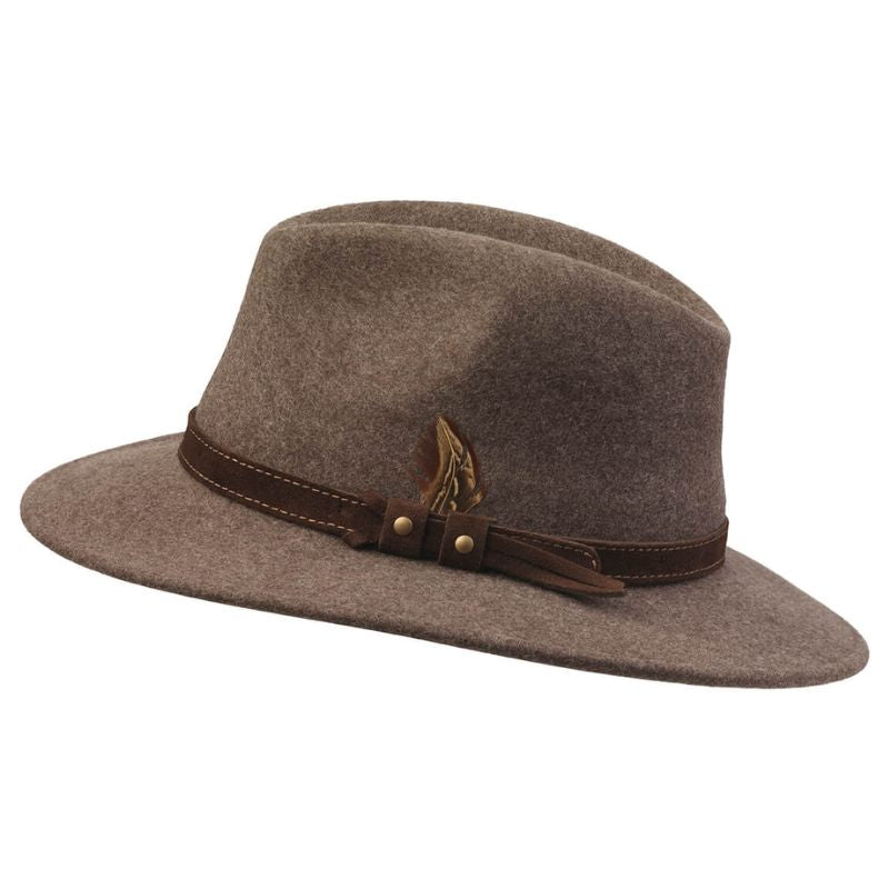 Laksen Country Fedora Fine Felt Hat