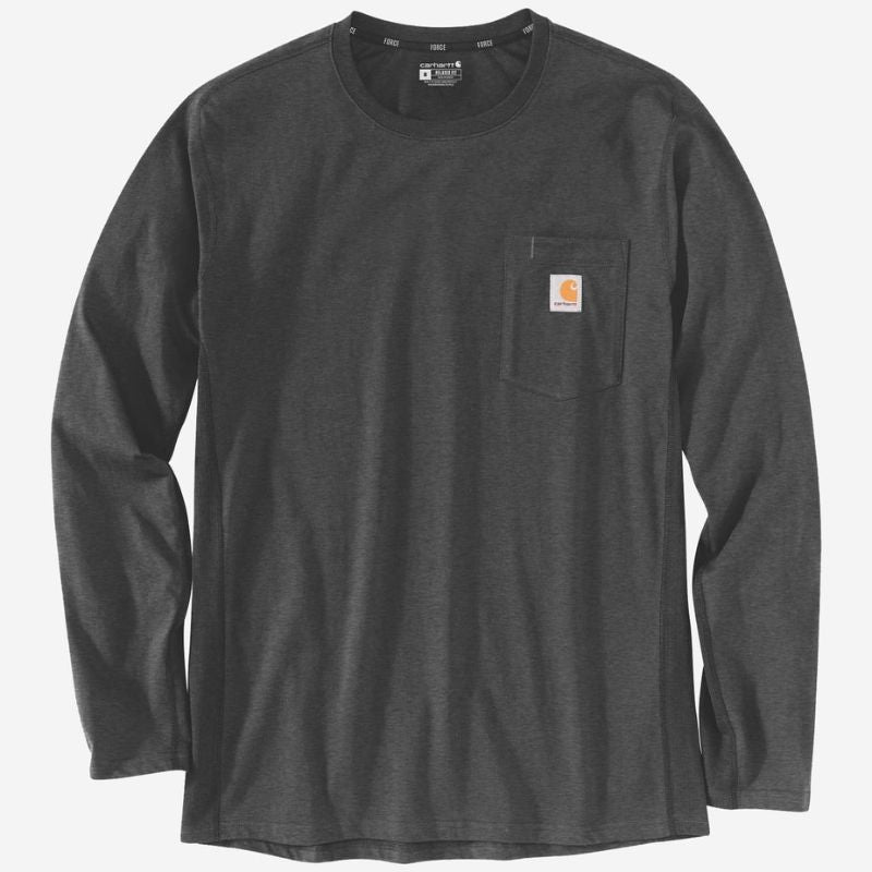 Carhartt Force Langærmet T-Shirt Med Lomme