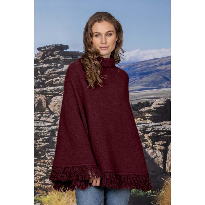 Noble Fringed Poncho