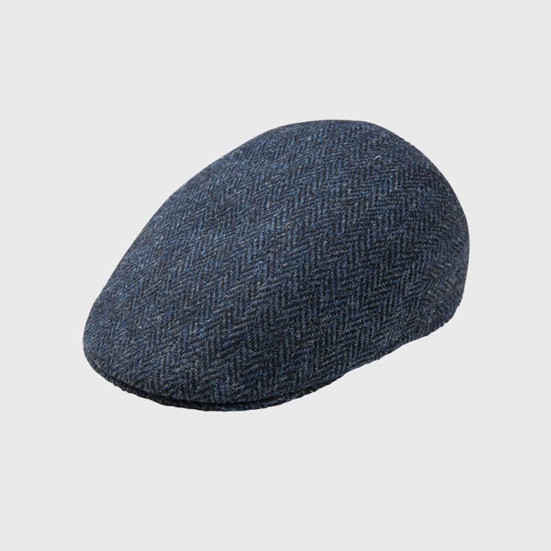 MJM Country Harris Tweed Flat Cap