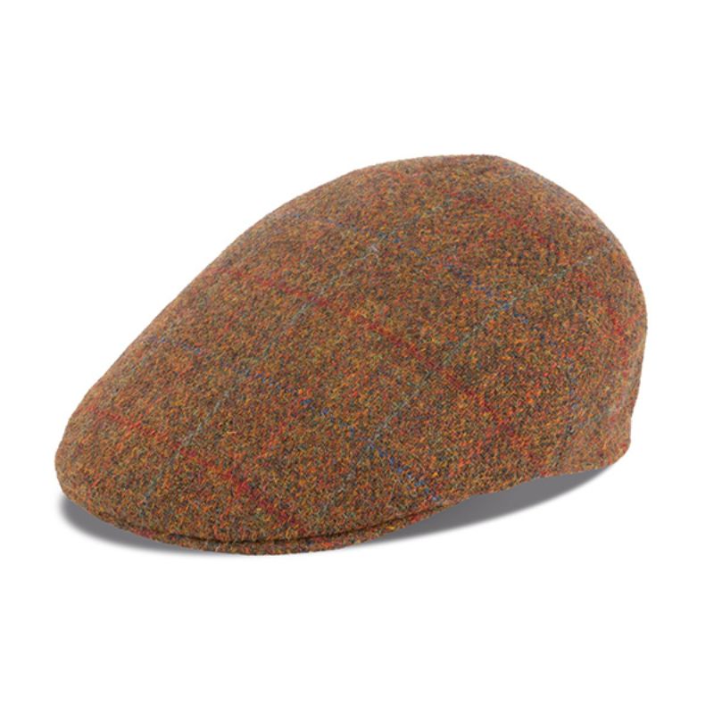 MJM Country Harris Tweed Flat Cap