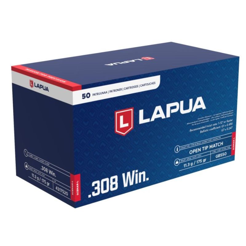 Lapua Scenar L .308 Win. 11,3 g/175 grs., 50 stk.