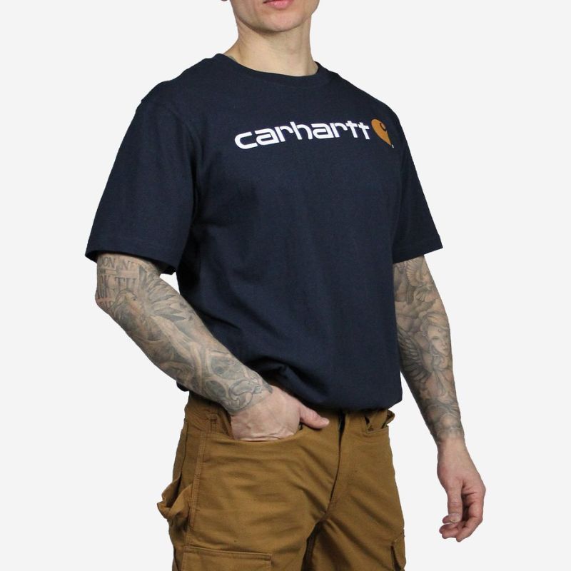 Carhartt Core Logo Kortærmet T-Shirt