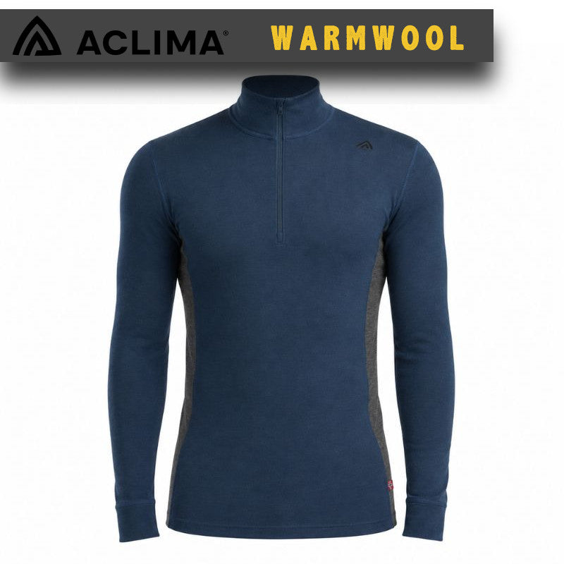 Aclima Warmwool Mock Neck Zip