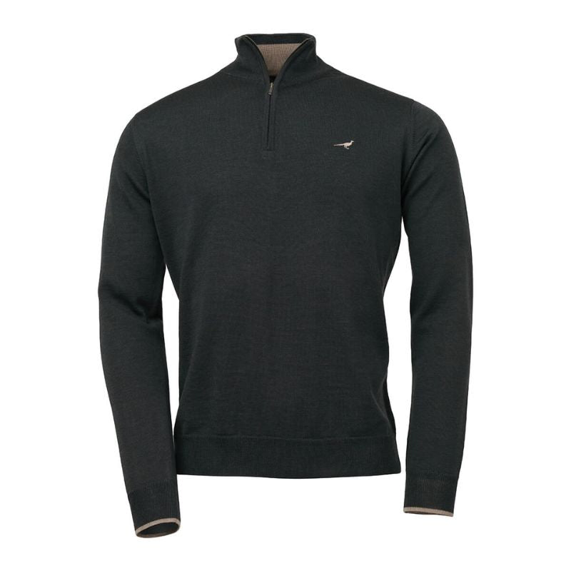 Laksen Norfolk Zip-Neck Trøje