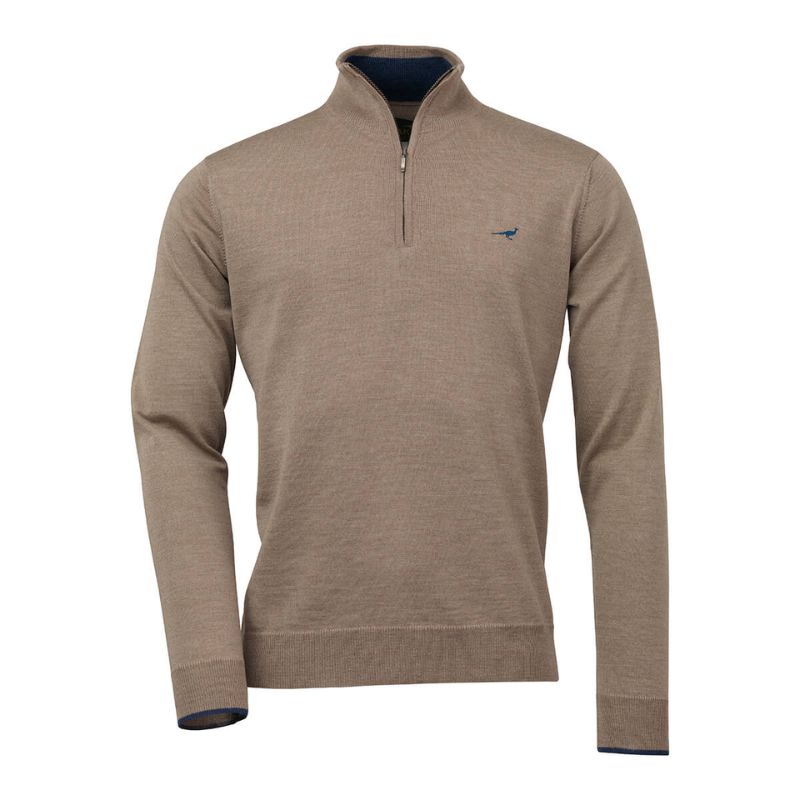 Laksen Norfolk Zip-Neck Trøje