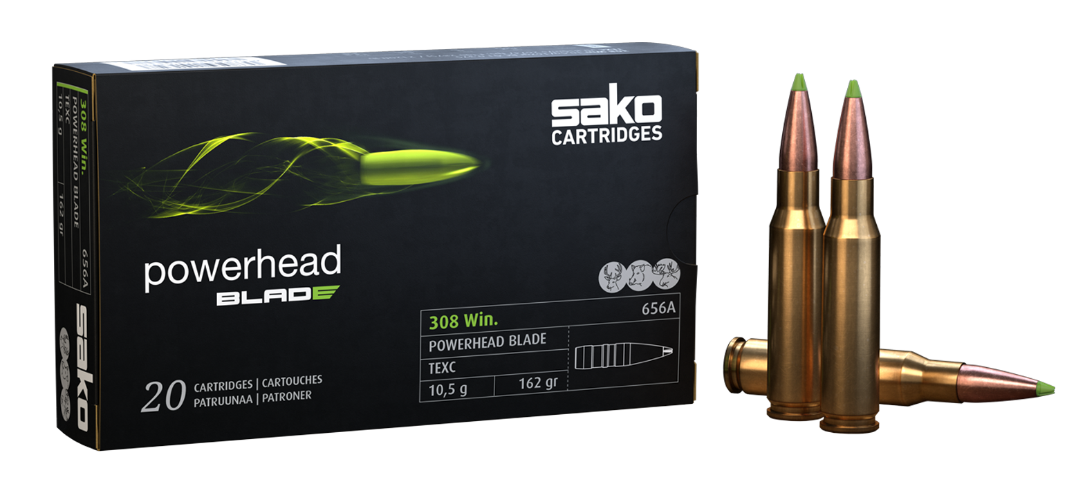 Sako Powerhead Blade 308 Win 10,5g/162Gr