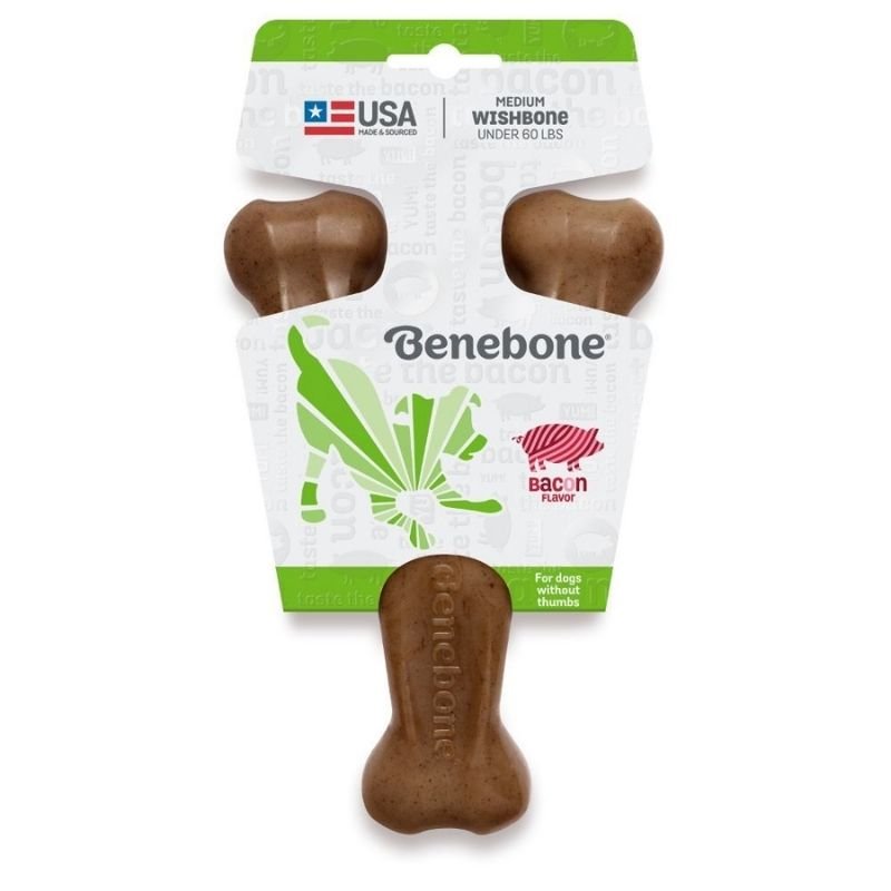 Benebone Puppy Wishbone Bacon 18cm