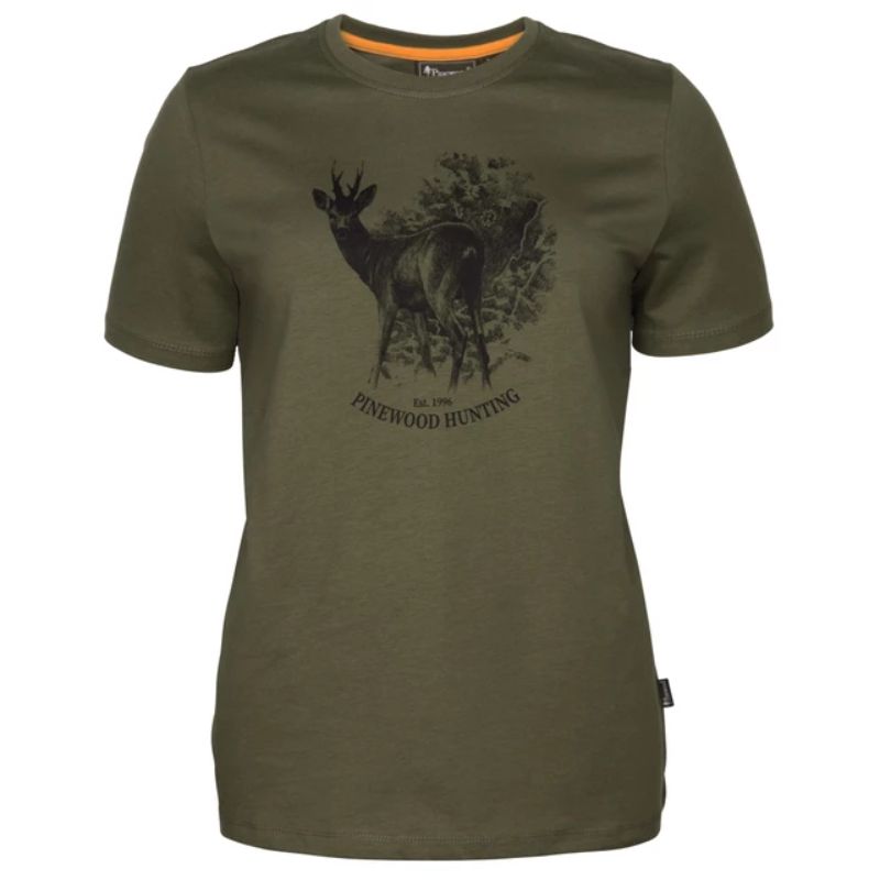 Pinewood Roe Deer t-shirt Dame