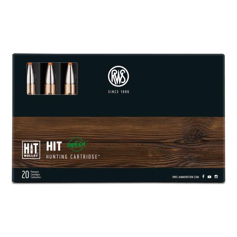 300 Win Mag RWS 10,7g/165gr Hit Short Blyfri