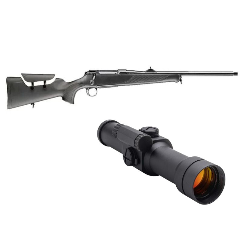 Sauer 101 vs. Aimpoint riffelpakke fødselsdag (cal 9.3x62)