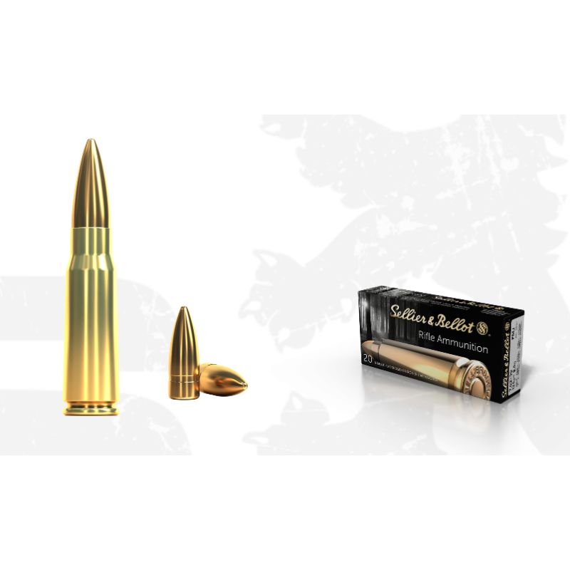 Sellier&Bellot 7,62x39 FMJ 124gr 8g 20stk