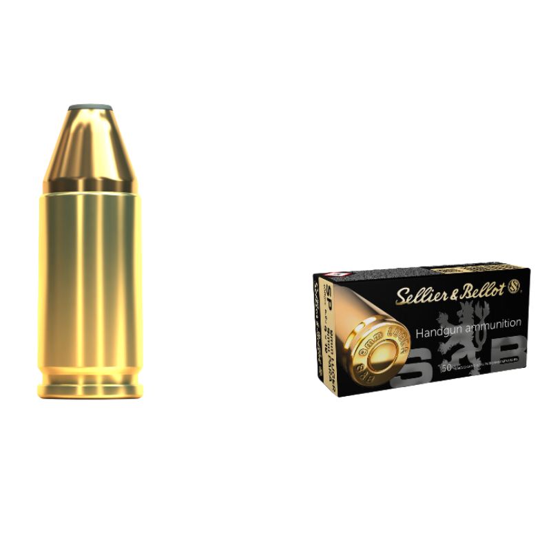 Sellier&Bellot 9mm Luger SP 6,5g 50stk