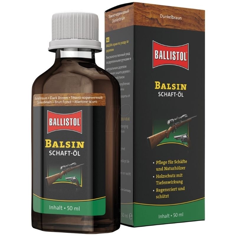 Ballistol Balsin Stockoil Reddish Brown 50ml.