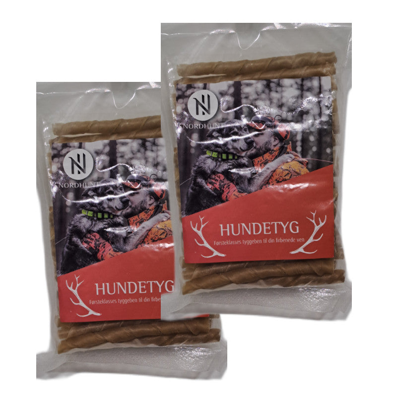 Nordhunt Twisted Stick Nat. 8mm 500g (Køb flere og spar)