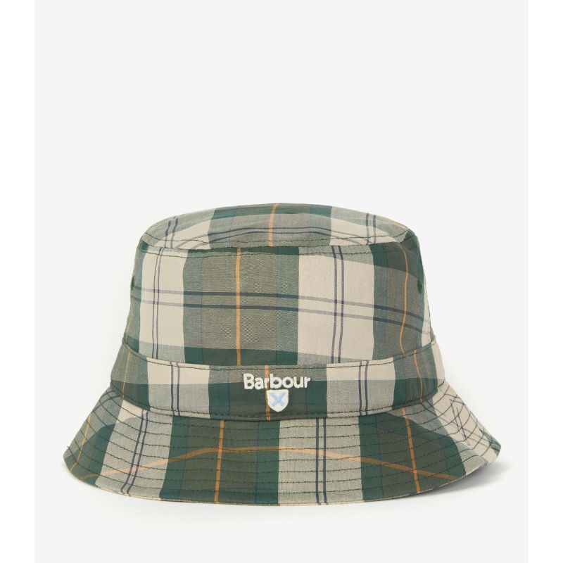 Barbour Tartan Bucket Hat Dame