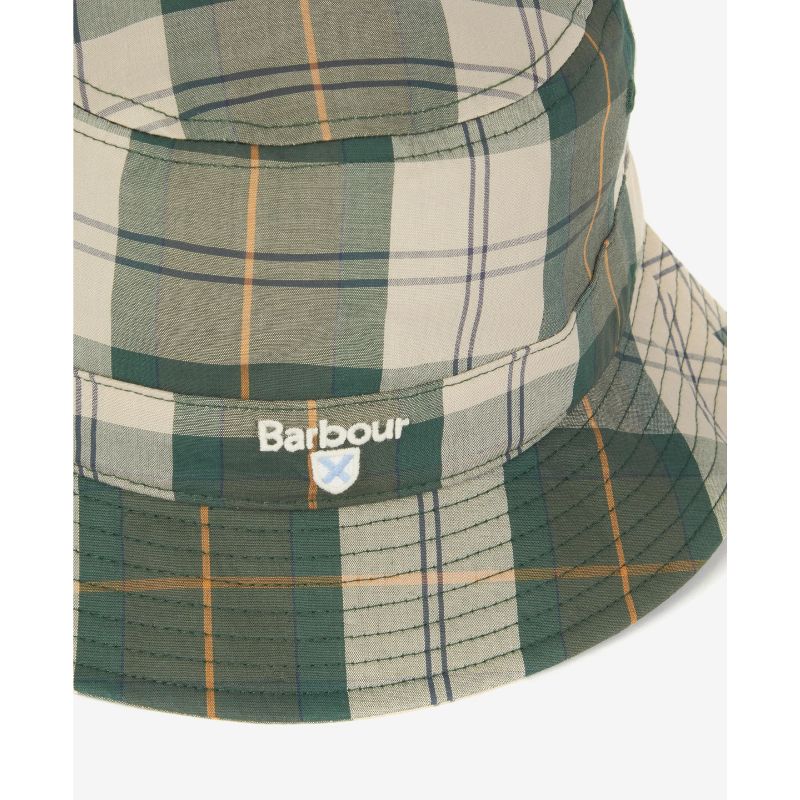 Barbour Tartan Bucket Hat Dame