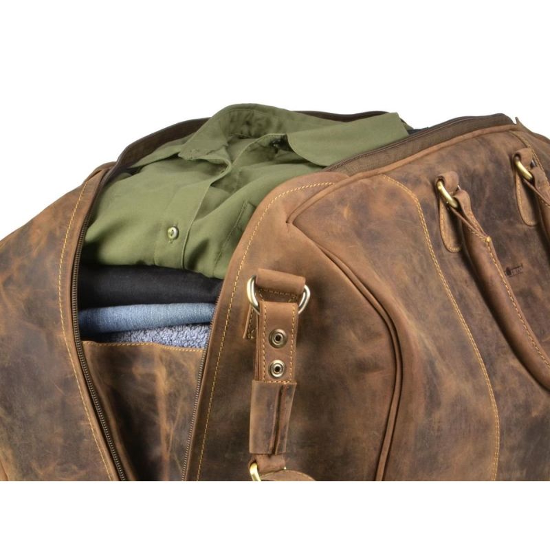 Green Burry Duffelbag Med Et Rum