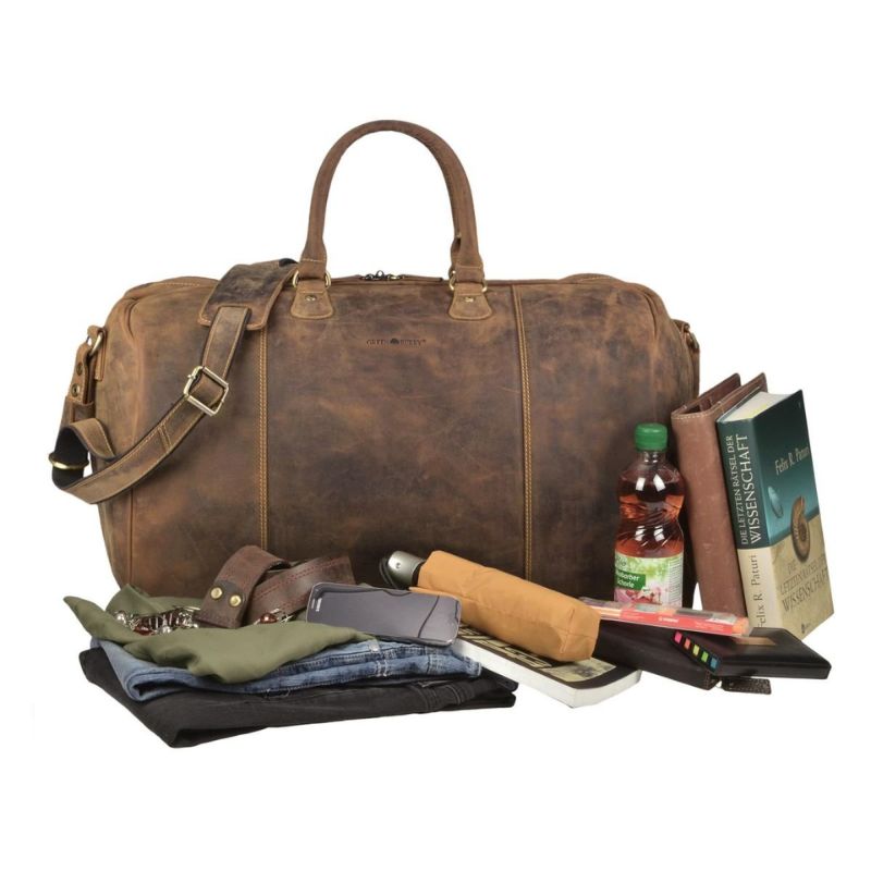 Green Burry Duffelbag Med Et Rum