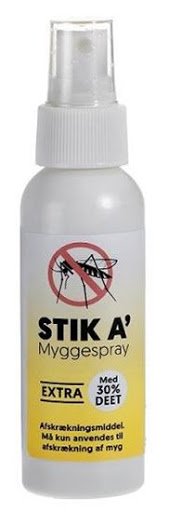 Myggespray Stik Ekstra 100ml 30% Deet