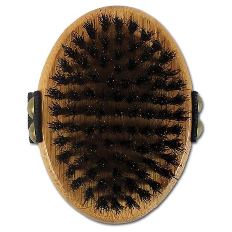 Bamboo Groom Oval Børste Med Vildsvinehår