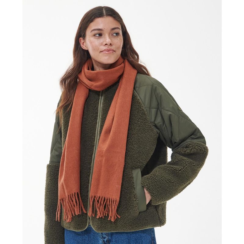 Barbour Lambsw. Woven Scarf Dame